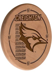 Creighton Bluejays Laser Engraved Sign - Brown