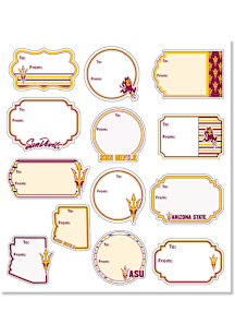 Arizona State Sun Devils 8"x10" Gift Tag Sheet Gift Tags