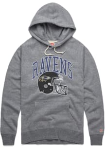 Homage Baltimore Ravens Mens Charcoal Helmet Fashion Hood