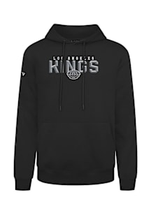 Levelwear Los Angeles Kings Mens Black Podium Carve Long Sleeve Hoodie