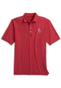 Johnnie O Indiana Hoosiers Mens Crimson Coastal Vault Short Sleeve Fashion Polo