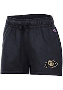Champion Colorado Buffaloes Womens Black Powerblend Shorts