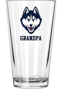 UConn Huskies Grandpa 16 oz Pint Glass - White