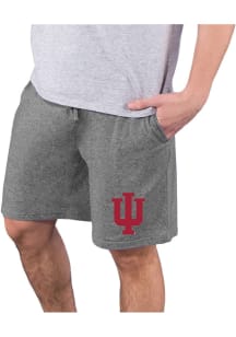 Mens Indiana Hoosiers Charcoal Concepts Sport Quest Shorts