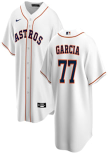 Luis Garcia Houston Astros Mens Replica Home Jersey - White