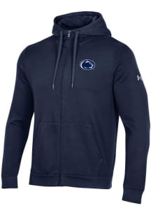 Mens Penn State Nittany Lions Navy Blue Under Armour All Day Long Sleeve Full Zip Jacket