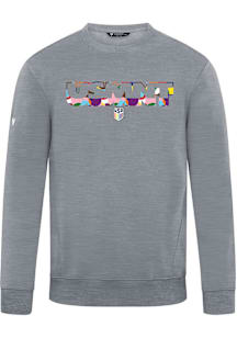 Levelwear USMNT Mens Grey Zane Pride 25 Long Sleeve Crew Sweatshirt