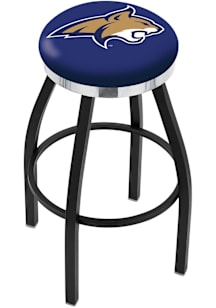 Montana State Bobcats Chrome Seat Pub Stool - Black