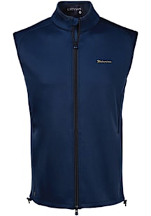 Greyson Michigan Wolverines Mens Navy Blue Sequoia Sleeveless Jacket