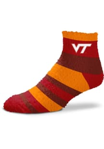 Virginia Tech Hokies Rainbow Womens Quarter Socks