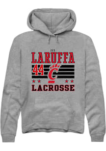 Ava LaRuffa Cincinnati Bearcats Mens Grey NIL Striped Player Hood