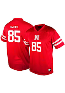 Mens Nebraska Cornhuskers Red Genuine Collective NIL Football Jersey