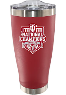 Indiana Hoosiers 2025 College Football Champions 20oz Tumbler Stainless Steel Tumbler - Red