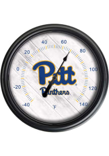 Black Pitt Panthers Outdoor Thermometer Weather Tool