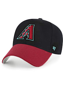 47 Arizona Diamondbacks Two Tone MVP Adjustable Hat - Black