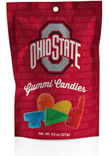 Red Ohio State Buckeyes College Gummy Candy