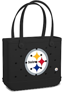 Pittsburgh Steelers Black Medium Bogg Bag Tote