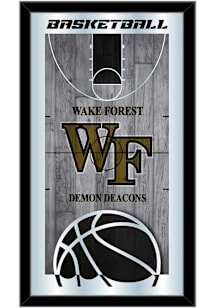 Wake Forest Demon Deacons Basketball Hanging Back Bar Mirror