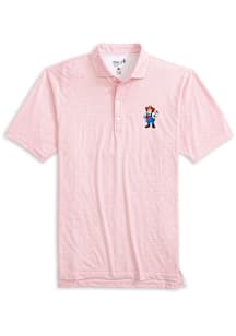 Mens Nebraska Cornhuskers Red Johnnie O slade Short Sleeve Fashion Polo