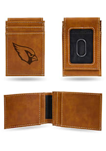 Arizona Cardinals Laser Engraved Mens Bifold Wallet