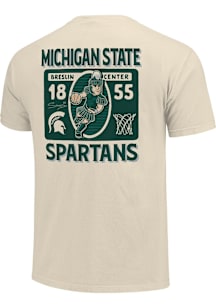 Michigan State Spartans Ivory Basketball Short Sleeve T Shirt