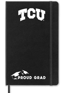 TCU Horned Frogs Proud Grad team logo Notebook and Folder - Black