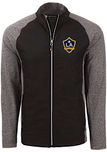 Cutter and Buck LA Galaxy Mens Black Adapt Eco Big and Tall Light Weight Jacket