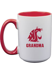 Washington State Cougars Grandma 15oz Ceramic Mug - White