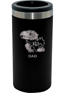 Kansas Jayhawks Dad 12oz Slim Stainless Steel Coolie