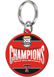 Texas Tech Red Raiders 2025 Big 12 Champions Keychain - White