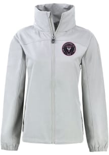 Cutter and Buck Inter Miami CF Womens Grey Charter Eco Light Weight Jacket