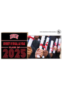 UNLV Runnin Rebels Class of 2025 unique photo frame Picture Frame - Black