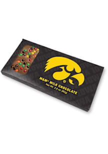 Black Iowa Hawkeyes Window Milk Chocolate w/ M&amp;M's Candy
