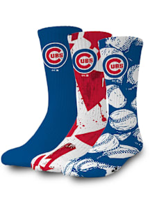 Chicago Cubs ISlide iSlide Primary Mens Crew Socks