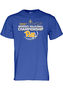 Blue 84 Pitt Panthers Blue 2025 Women's Volleyball Championships Short Sleeve T Shirt