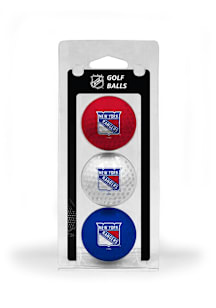 New York Rangers 3 Pack Golf Balls