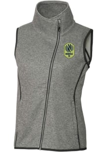 Cutter and Buck Nashville SC Womens Grey Mainsail Asymmetrical Vest