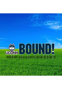 UConn Huskies Large Bound Yard Sign - Navy Blue