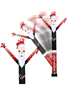 Houston Texans Navy Blue Outdoor Inflatable Santa Crazy Sport Fan