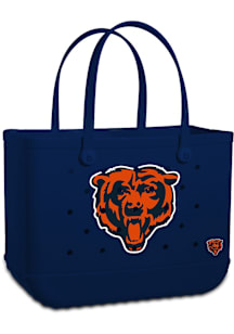 Chicago Bears Navy Blue Large Bogg Bag Tote