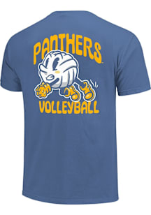 Pitt Panthers Volleyball Short Sleeve T Shirt - Blue