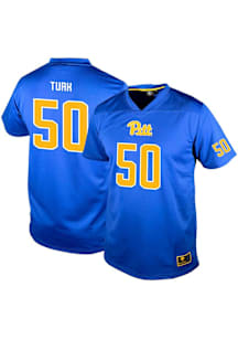 Shep Turk Genuine Collective Mens Blue Pitt Panthers NIL Football Jersey