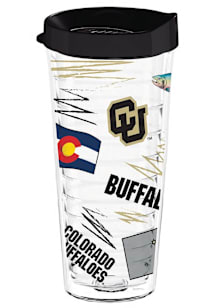 Colorado Buffaloes 22oz Plastic Local Tumbler - White