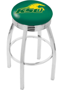 Kentucky State University 3 Ring Chrome Seat Pub Stool -