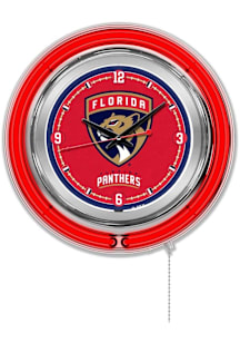 Florida Panthers Double Neon Wall Clock