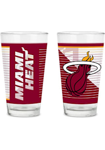 Miami Heat 2 Pack Pint Glass Drink Set