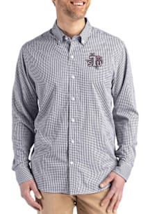 Cutter and Buck Texas Southern Tigers Mens Black Skyline Long Sleeve Dress Shirt