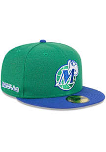 New Era Dallas Mavericks Mens Kelly Green 2025 NBA Classic Edition 59FIFTY Fitted Hat