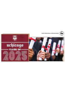 University of Chicago Maroons Class of 2025 unique photo frame Picture Frame - Maroon
