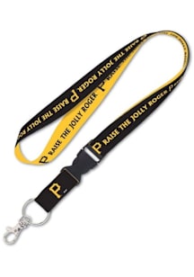 Pittsburgh Pirates Slogan Lanyard - Yellow